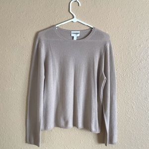Charter Club Tan Cashmere Sweater